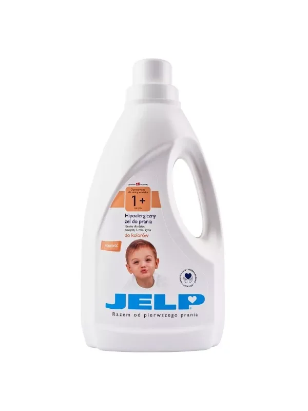 JELP 1+ Hipoalergiczny żel do prania tkanin do kolorów, 1,5 l