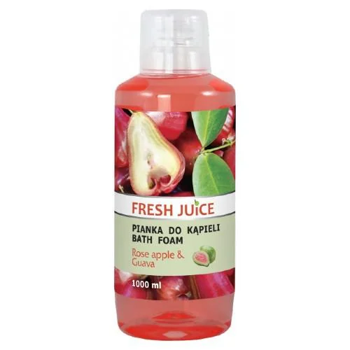 Fresh Juice, pianka do kąpieli Różane jabłko i Guawa, 1000 ml