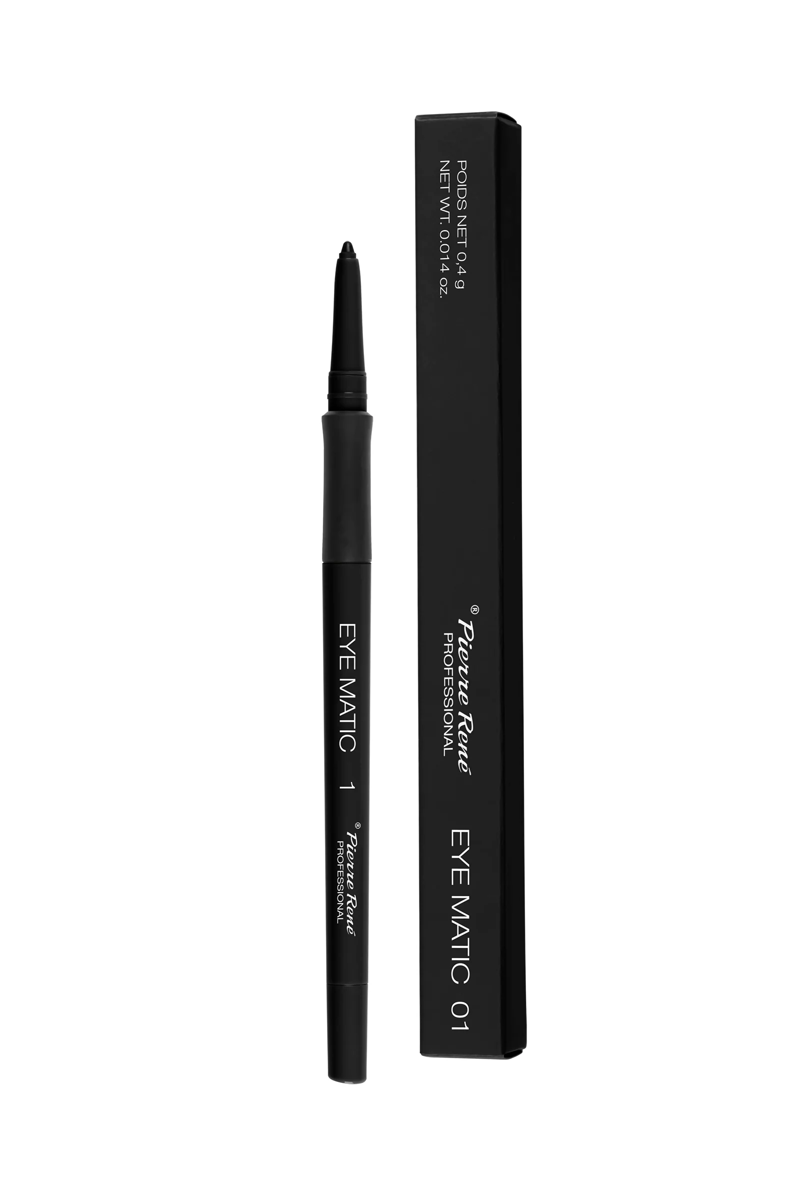 Pierre Rene Professional Eye Matic kredka do oka nr 01 Black, 0,4 g