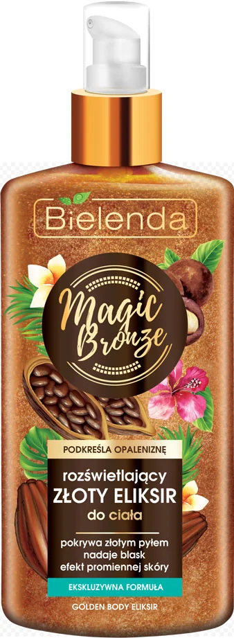 Bielenda Magic Bronze rozświetlający złoty eliksir do ciała, 150 ml