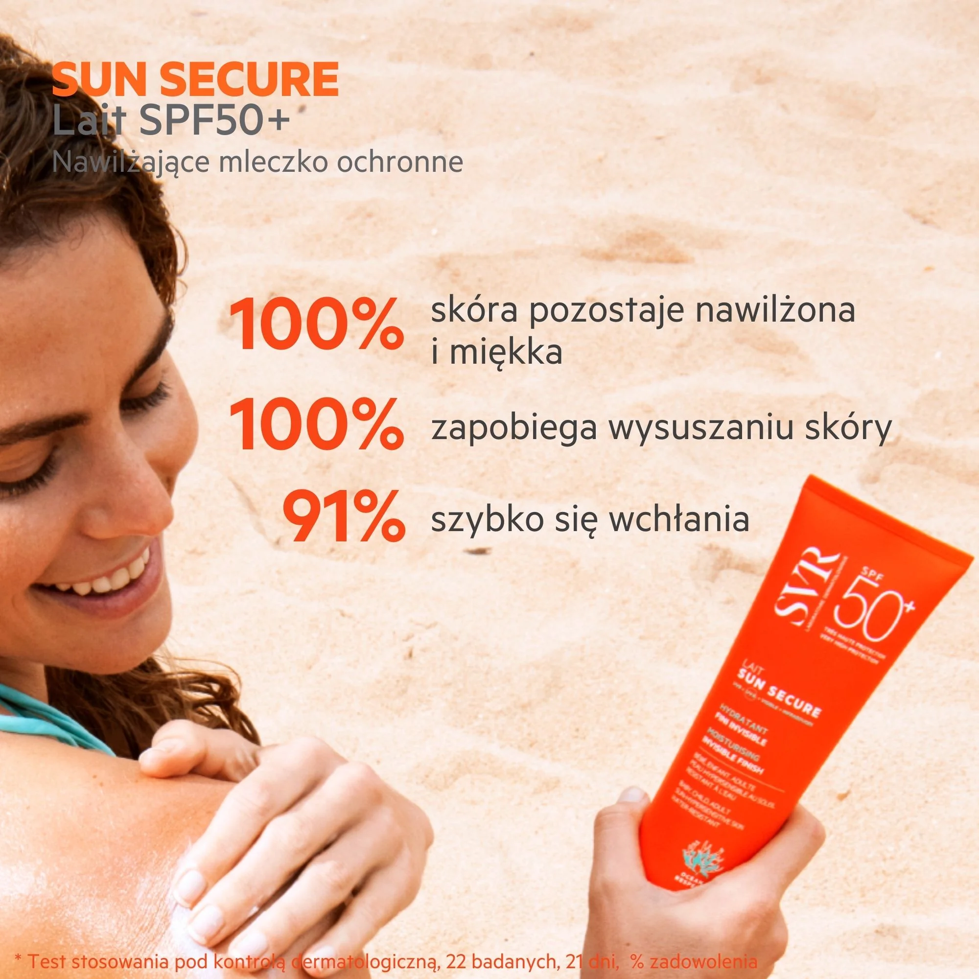 SVR Sun Secure Lait biodegradowalne mleczko SPF 50+, 250 ml