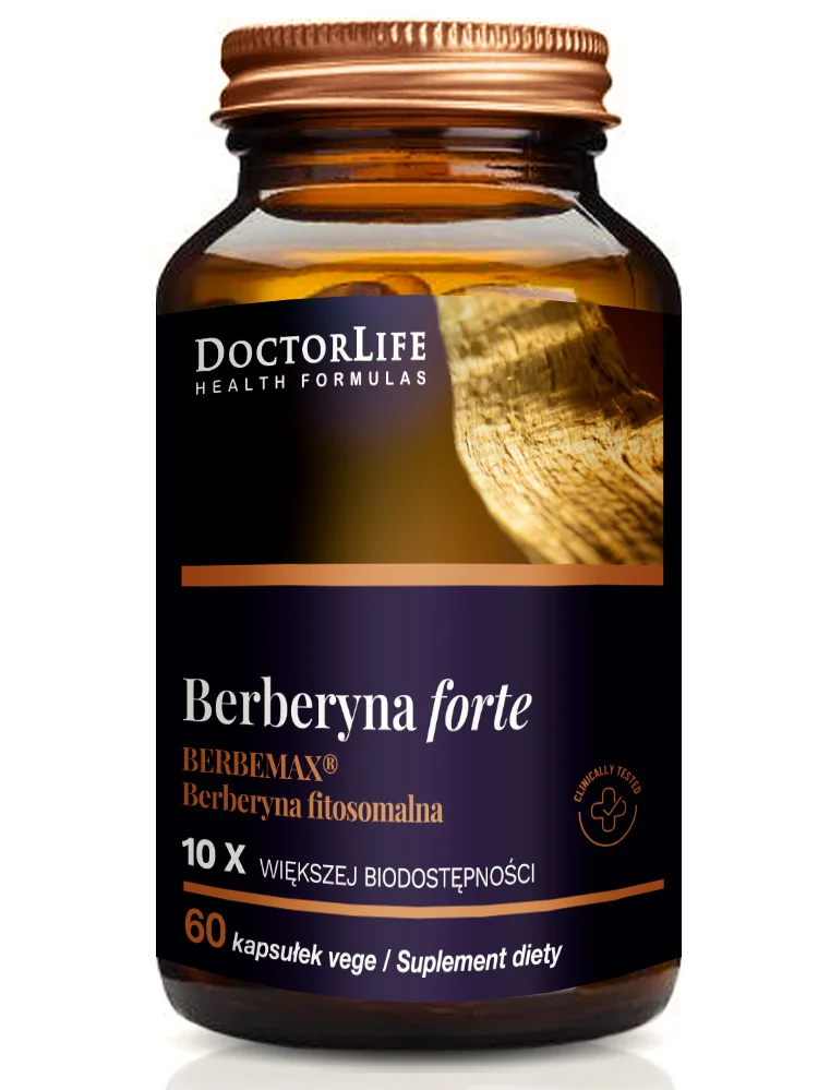 Doctor Life BERBEMAX® Berberyna forte, 60 kapsułek