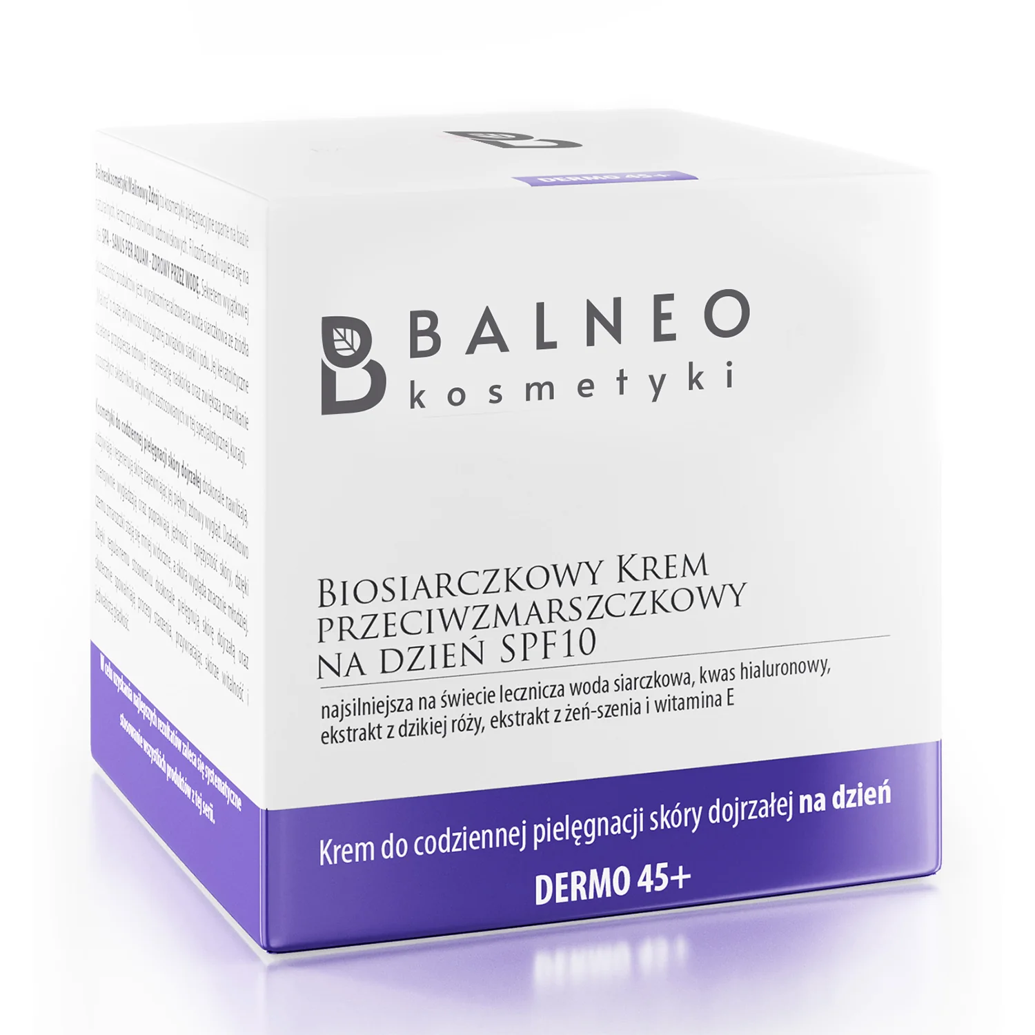 Balneokosmetyki, biosiarczkowy krem przeciwzmarszczkowy na dzień, 50 ml