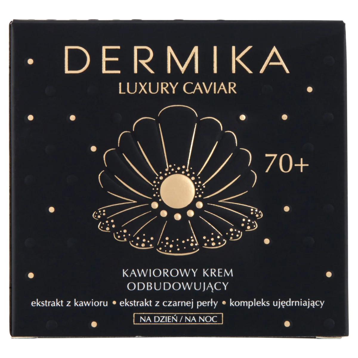 Dermika Luxury Caviar kawiorowy krem odbudowujący 70+, 50 ml