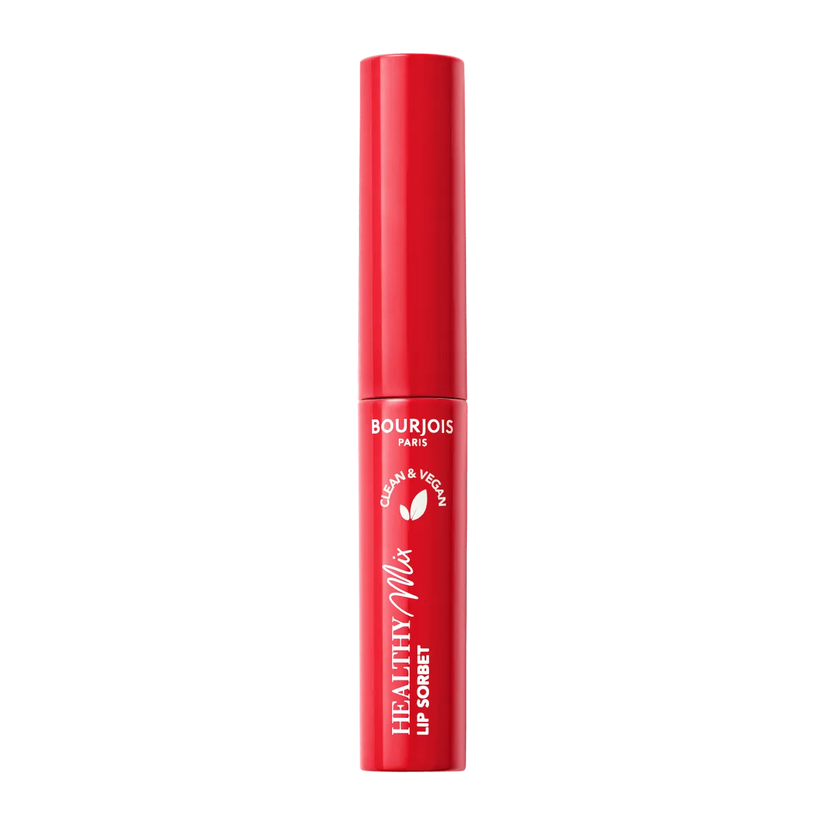 Bourjois Healthy Mix Clean Lip Sorbet wegańska nawilżająca pomadka do ust, 02 Red Freshing, 7,4 g 