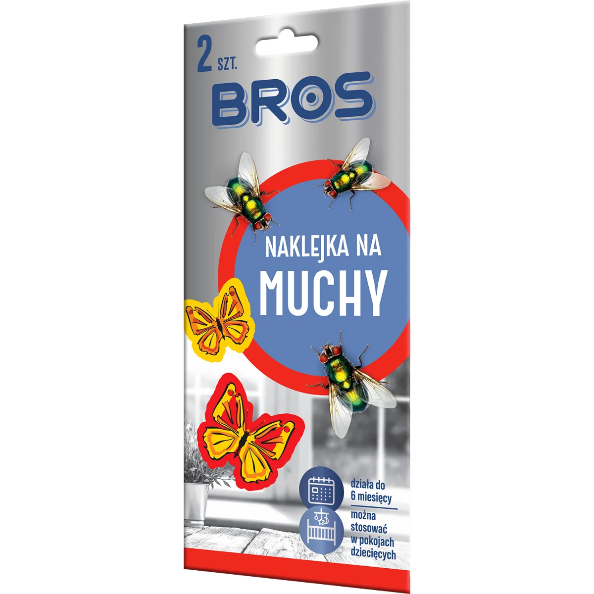 BROS Naklejka na muchy, 2 szt.