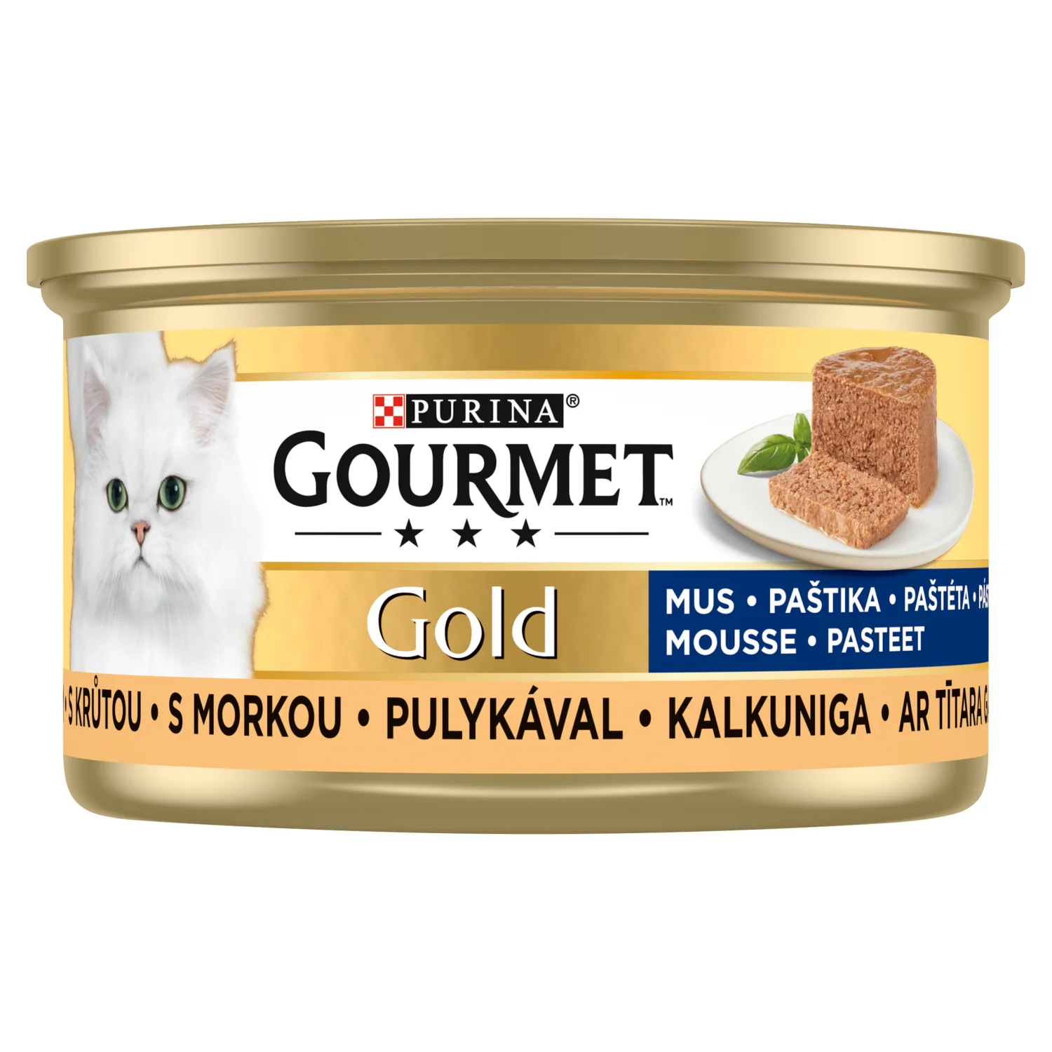 GOURMET Gold mus z indykiem dla kotów, 85 g