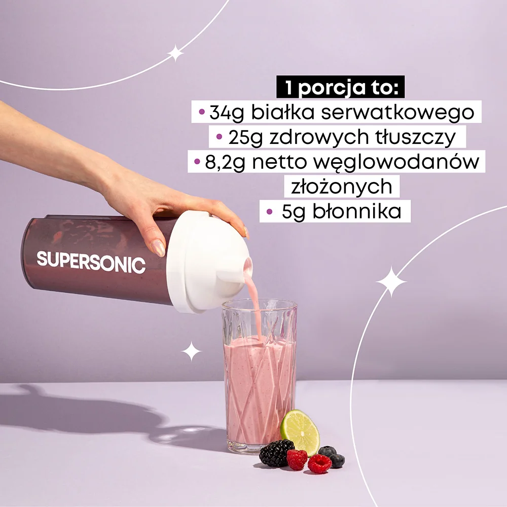 Supersonic Keto Meal posiłek o smaku kremowej czekolady, 80 g 