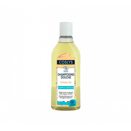 Coslys, energetyzujący szampon i żel pod prysznic 2w1 z organicznymi zbożami, 250 ml