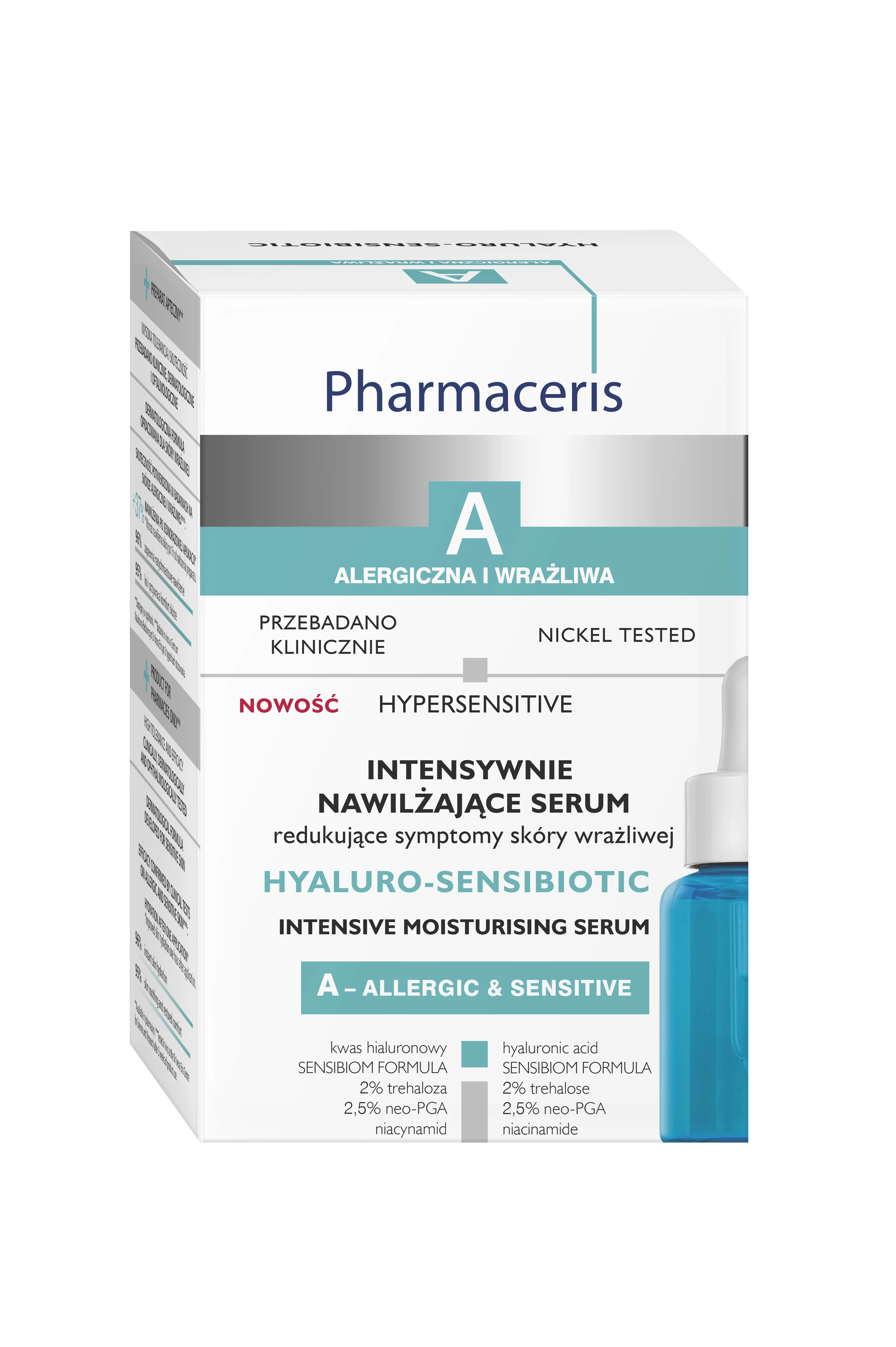 Pharmaceris A Hyaluro-Sensibiotic intensywnie nawilżające serum, 30 ml