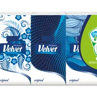Velvet Original chusteczki higieniczne bezzapachowe, 10 x 10 szt.