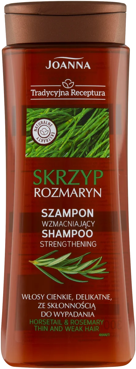 Joanna Tradycyjna Receptura, szampon do włosów, skrzyp i rozmaryn, 300ml