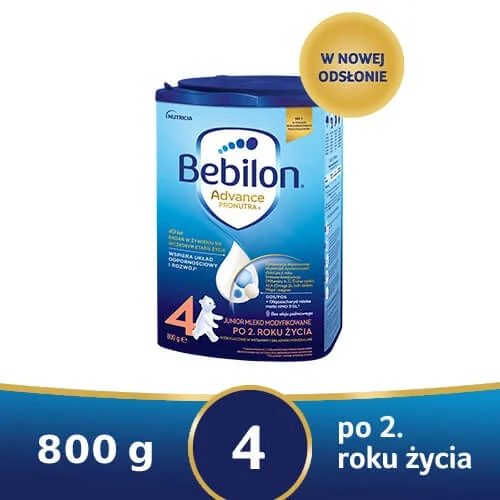 Bebilon Junior z Pronutra+ 4. mleko modyfikowane powyżej 2 roku życia, 800g