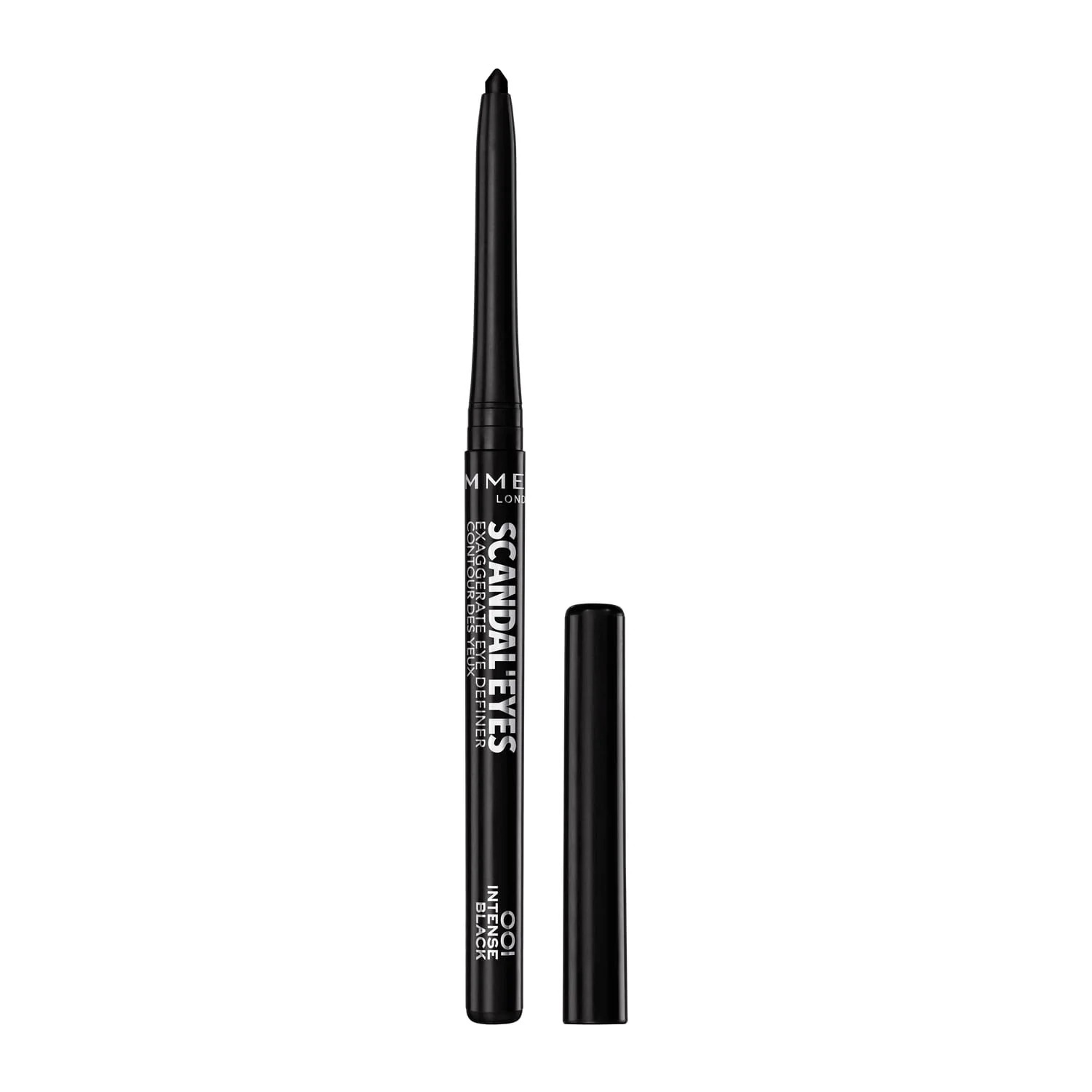 Rimmel Scandal'Eyes Exaggerate Definer kredka do oczu wodoodporna 001 Intense Black, 1 szt.