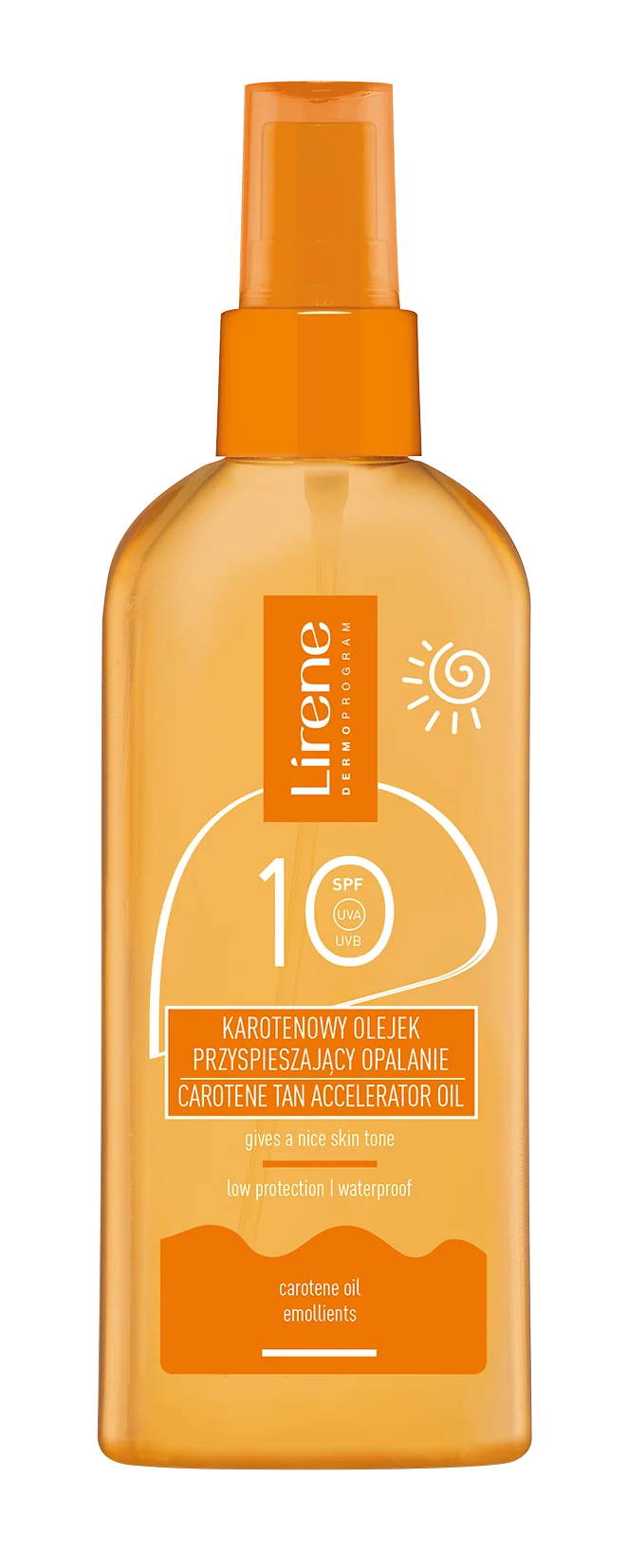 Lirene Sun, przyspieszacz opalania SPF 10, 150 ml