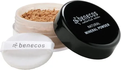 Benecos Natural naturalny sypki puder mineralny, piaskowy beż (Sand), 6 g