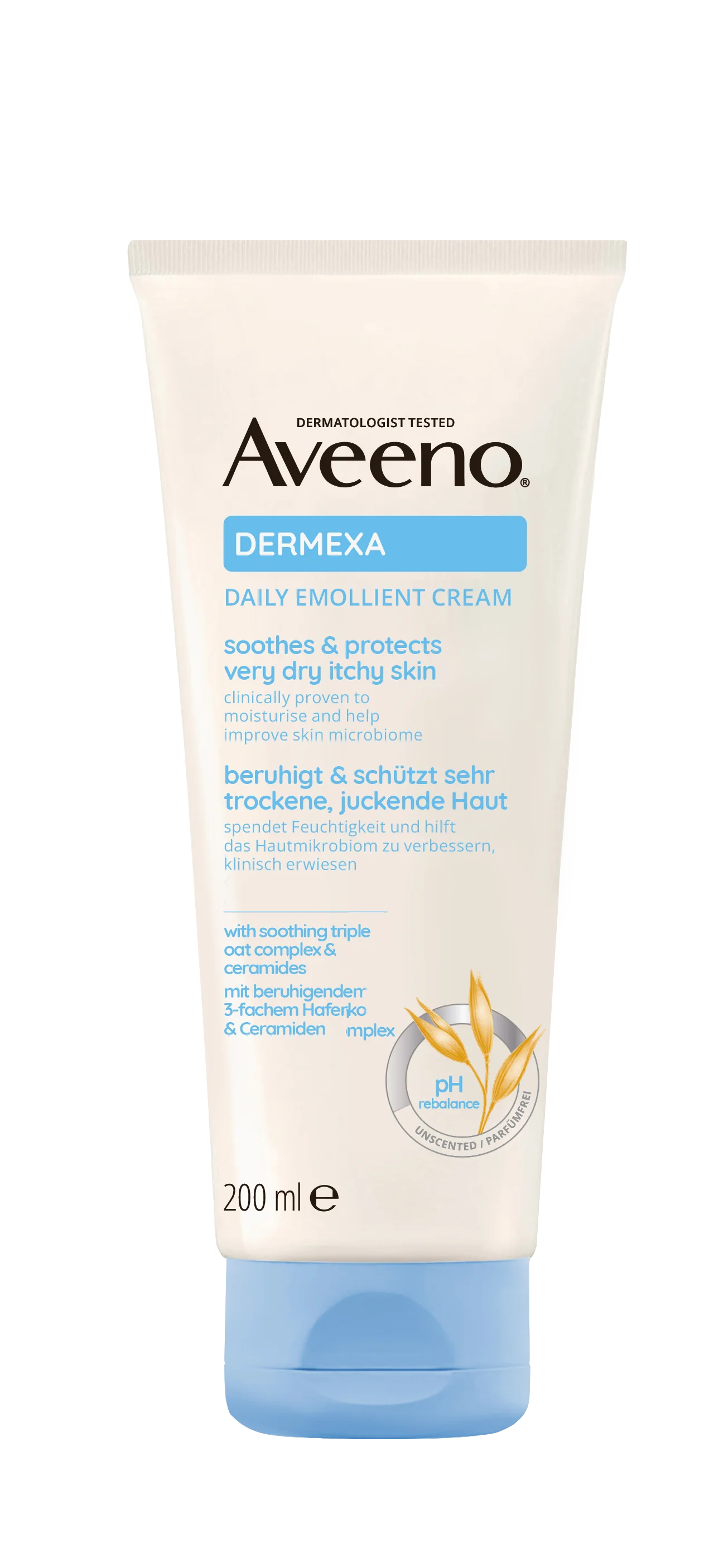 Aveeno® Dermexa, emolientowy krem, 200 ml 