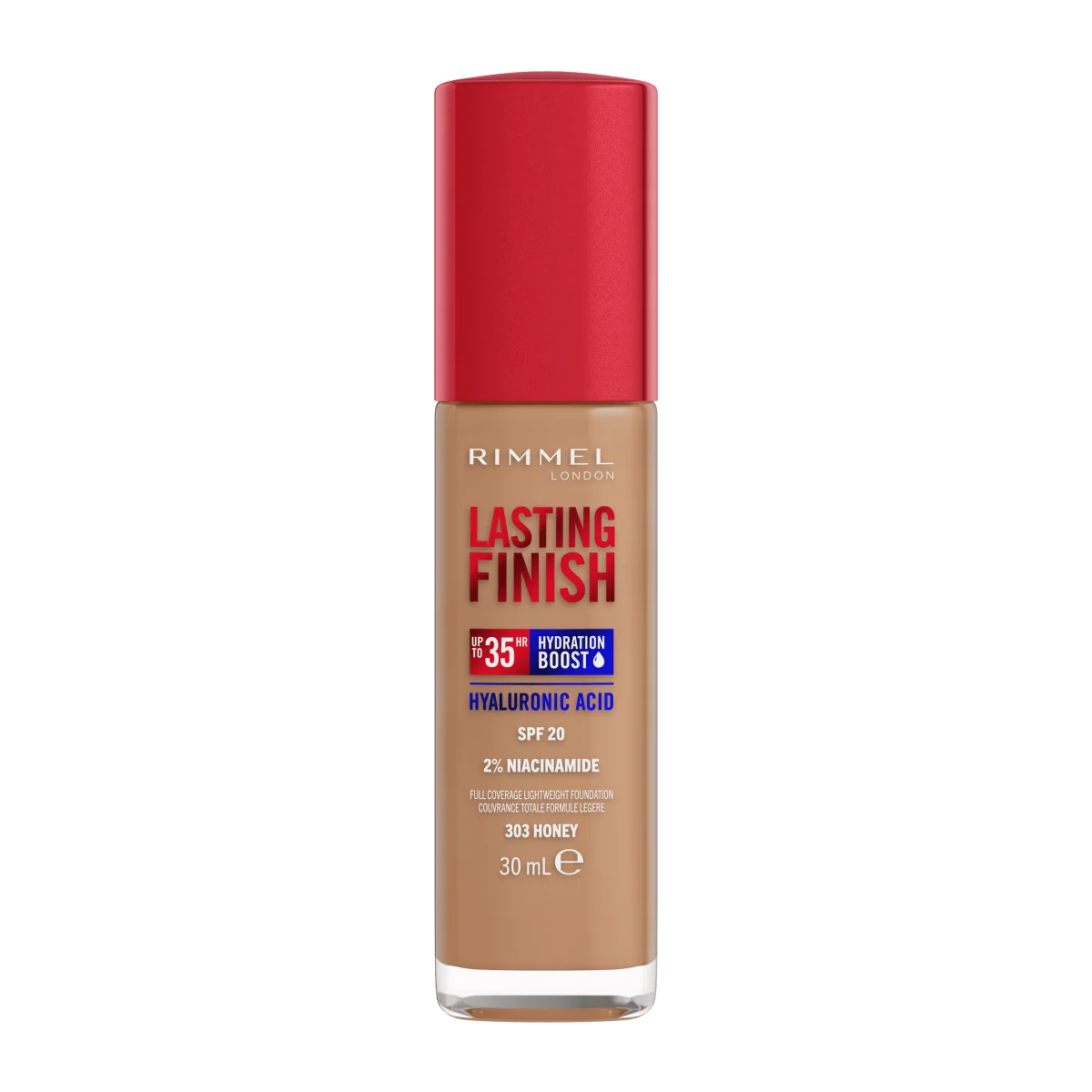 Rimmel Lasting Finish Foundation Podkład do twarzy nr 303 Honey, 30 ml 