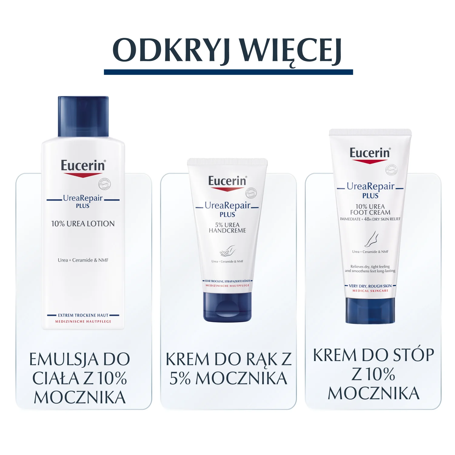 Eucerin UreaRepair ORIGINAL fluid do mycia z 5% mocznika, 400 ml