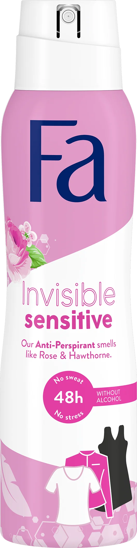 Fa Invisible Sensitive dezodorant w sprayu, 150 ml