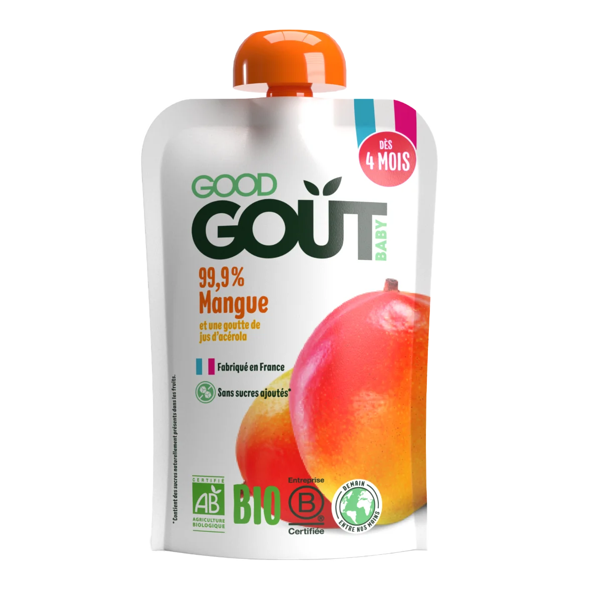 Good Gout BIO Mango od 4 miesiąca życia, 120 g