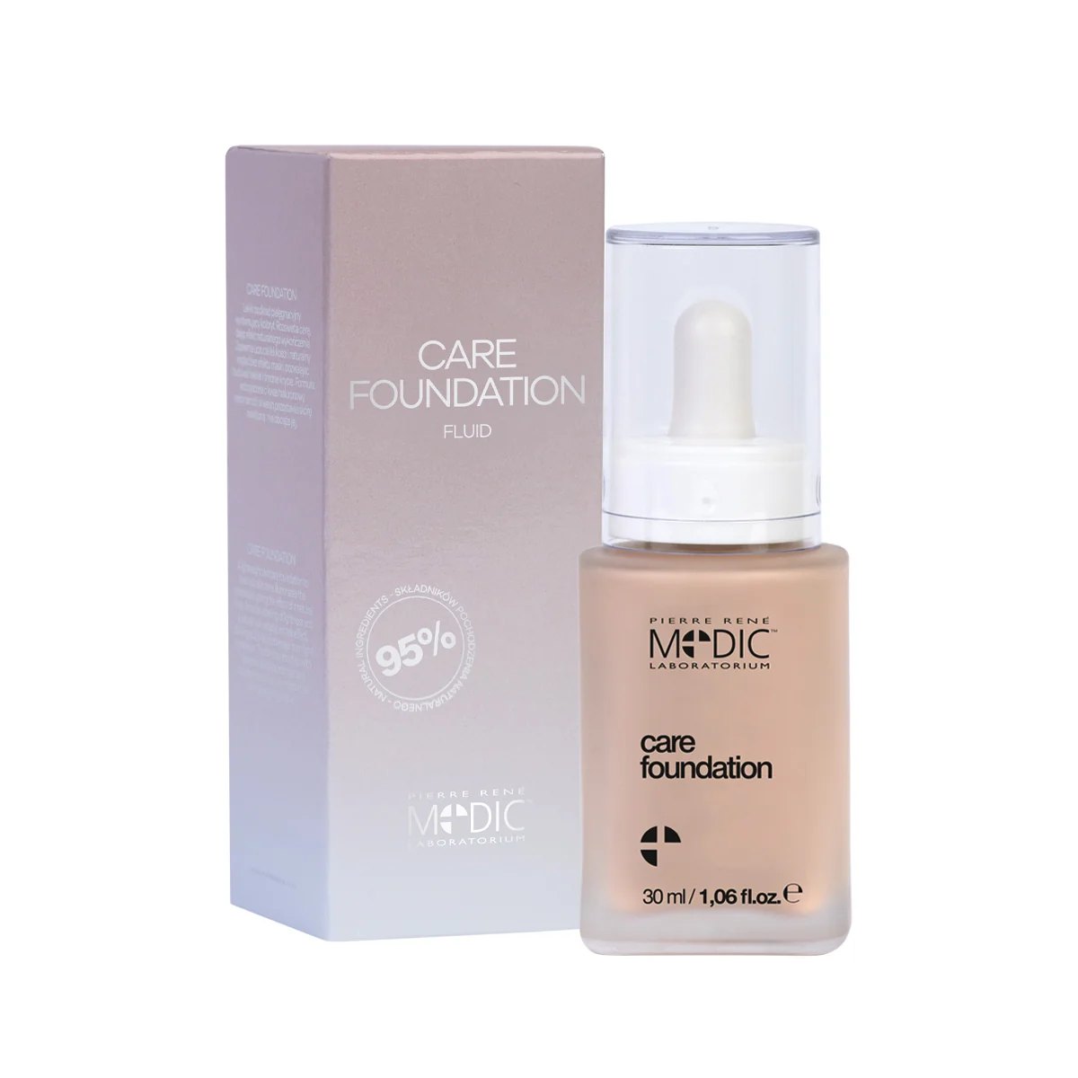 Pierre René Medic Care Foundation Podkład do twarzy nr 02, 30 ml