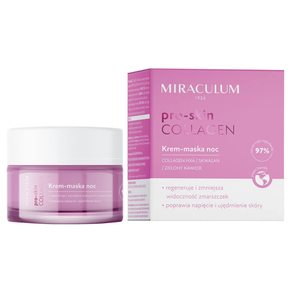 Miraculum COLLAGEN pro-skin krem-maska na noc, 50 ml 