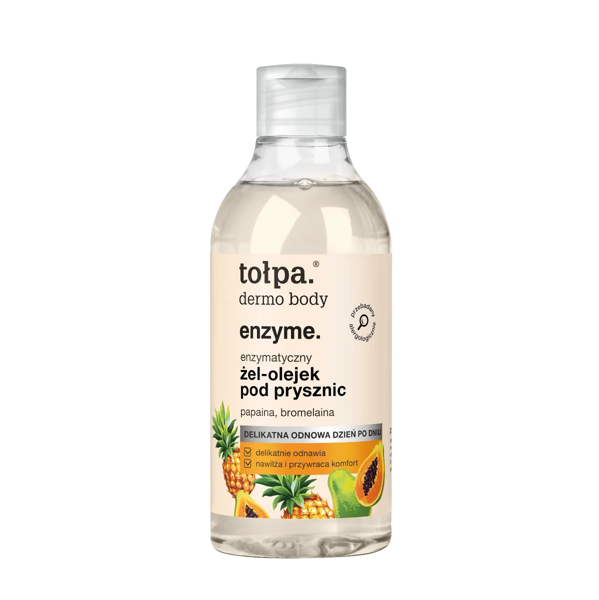 Tołpa Dermo Body Enzyme, enzymatyczny żel-olejek pod prysznic, 300 ml