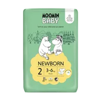 Moomin Baby pieluszki 2 Newborn 3-6 kg, 56 szt.