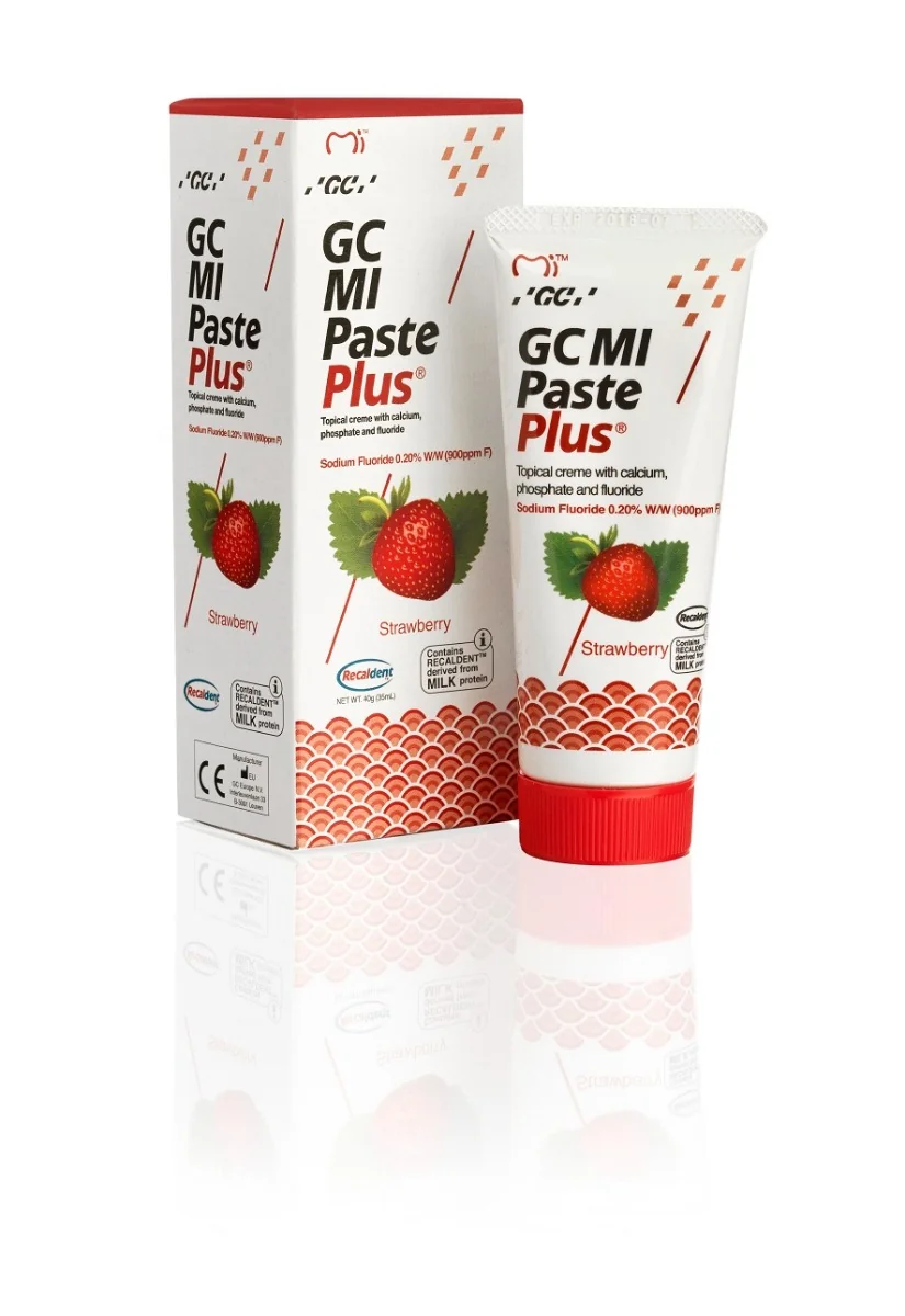 GC Mi Paste Plus, Pasta z fluorem, Truskawka, 35 ml