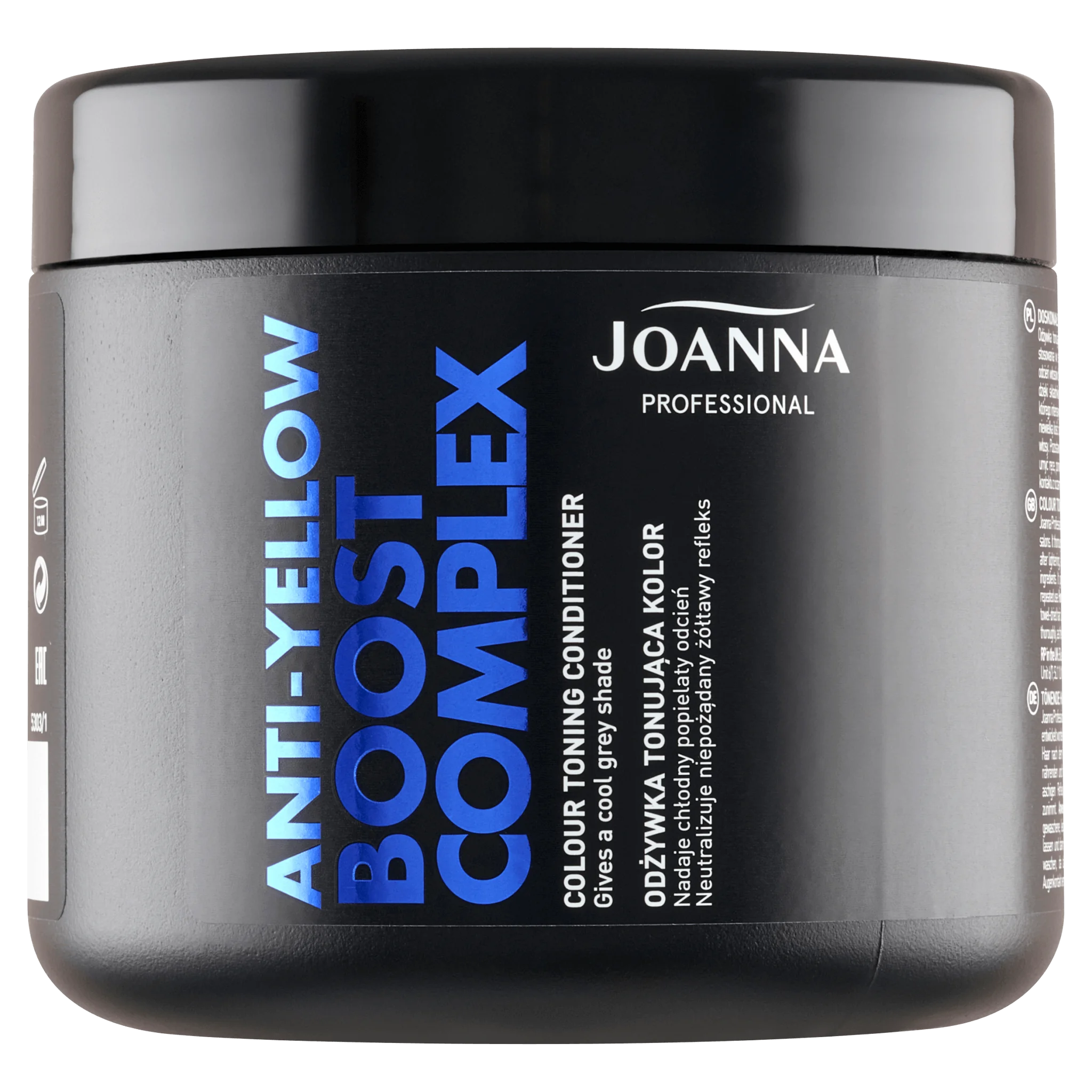 Joanna Professional, Anti-Yellow Boost Complex, Odżywka tonująca kolor, popielata, 500 g 