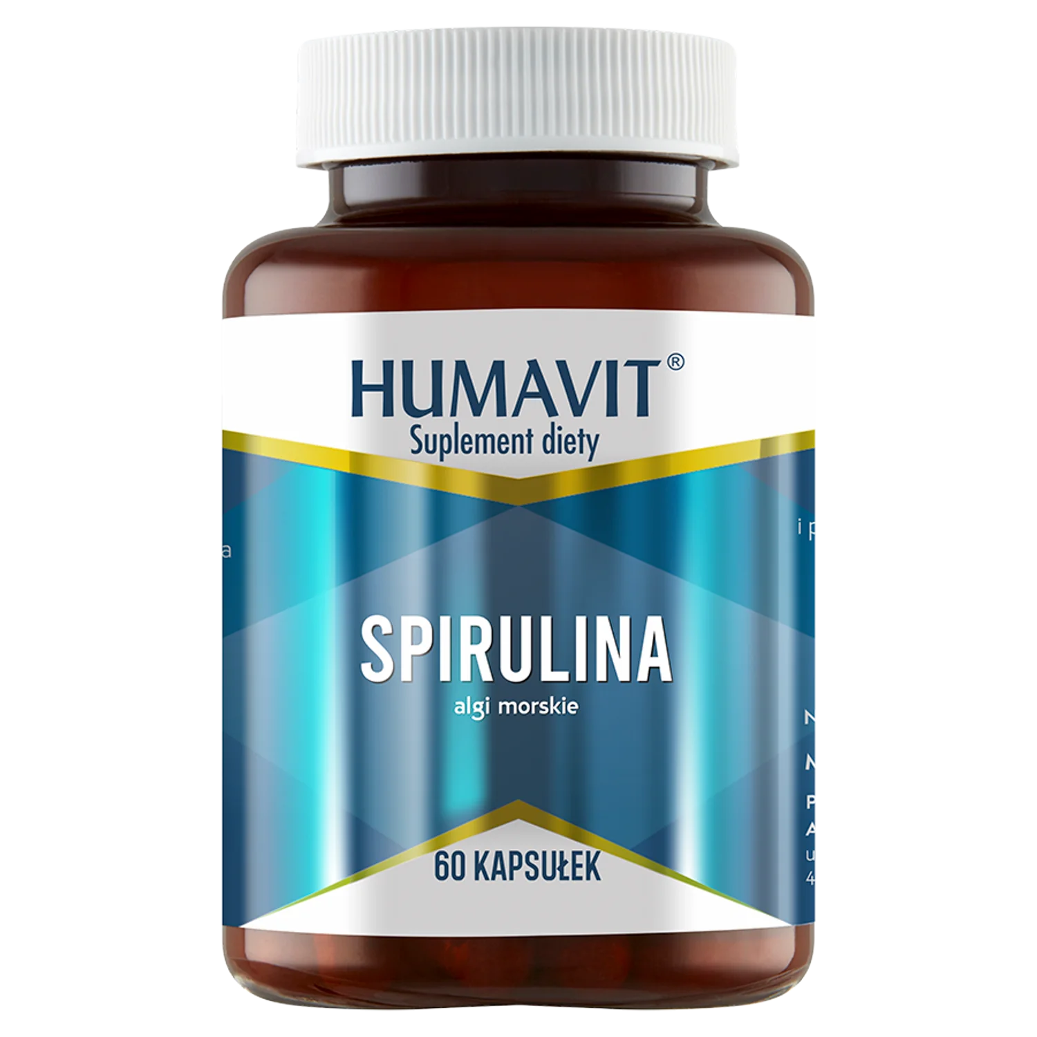 Humavit Spirulina, 60 kapsułek