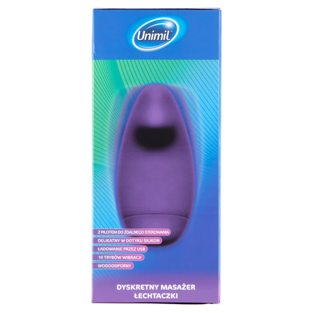 Unimil Discreet Clitoral Massager dyskretny wibrator do stymulacji łechtaczki, 1 szt.