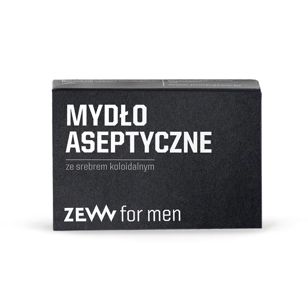 ZEW For Men mydło aspetyczne Srebro koloidalne, 85 ml