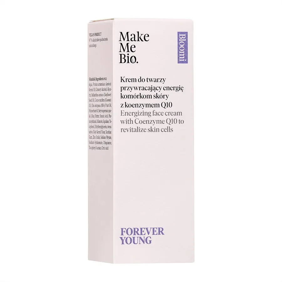 Make Me Bio Forever Young  krem do twarzy przywracający energię komórkom skóry z koenzymem Q10, 30 ml 