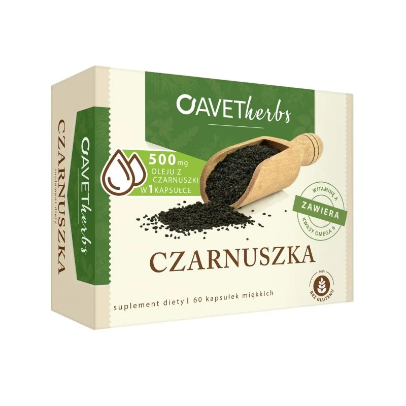 Avet Herbs Czarnuszka, 60 kapsułek