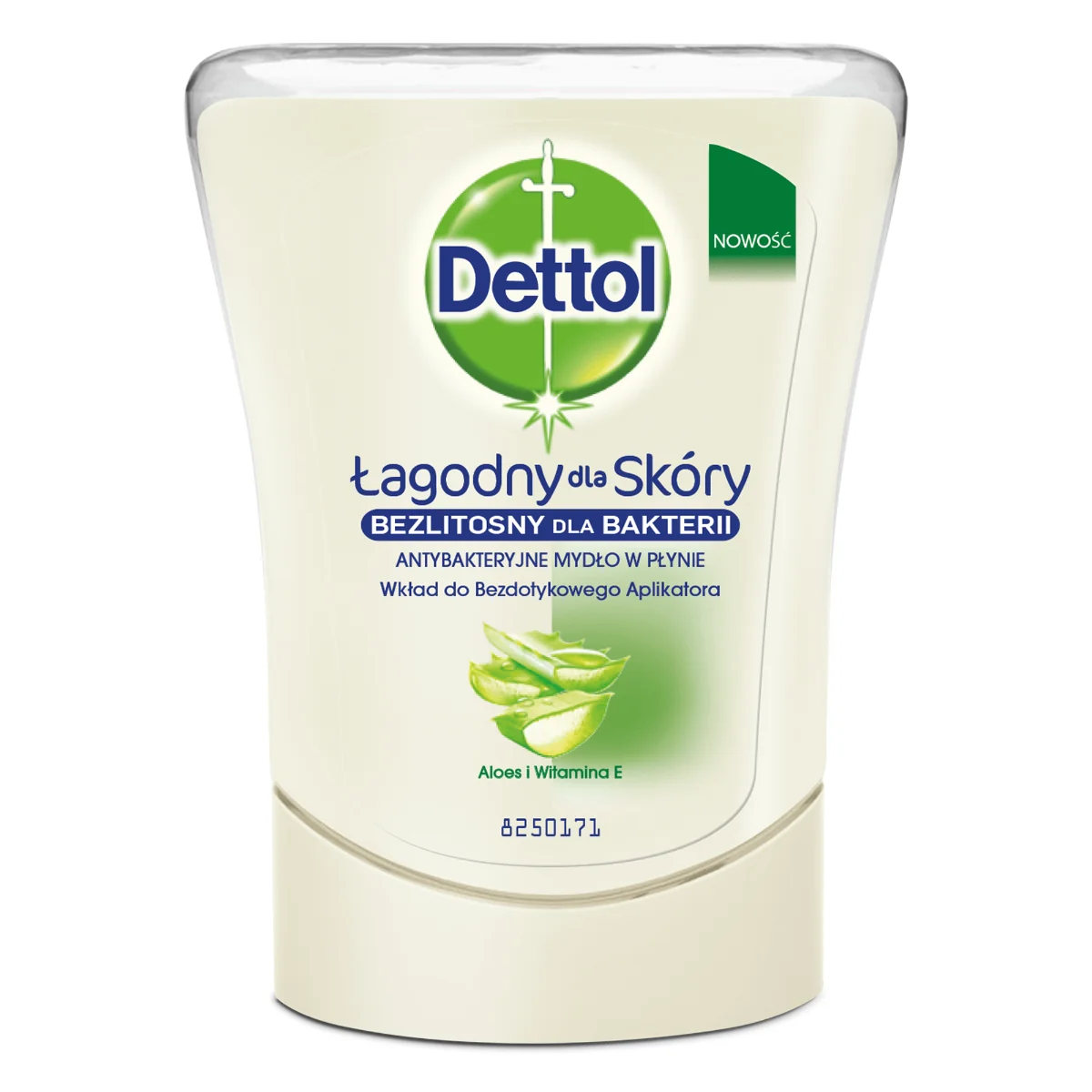 Dettol antybakteryjne mydło w płynie aloes i witamina E wkład, 250 ml