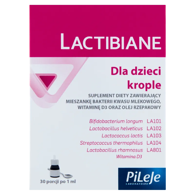 Lactibiane Dla Dzieci, suplement diety, krople, 30 ml 