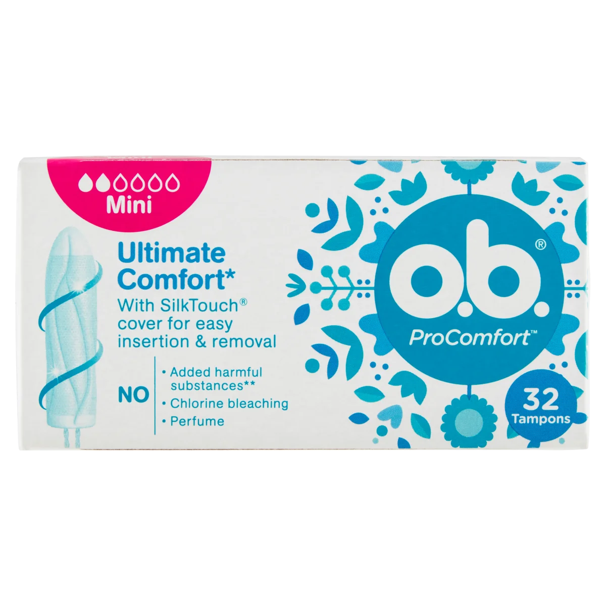 o.b. ProComfort Mini, tampony, 32 szt.