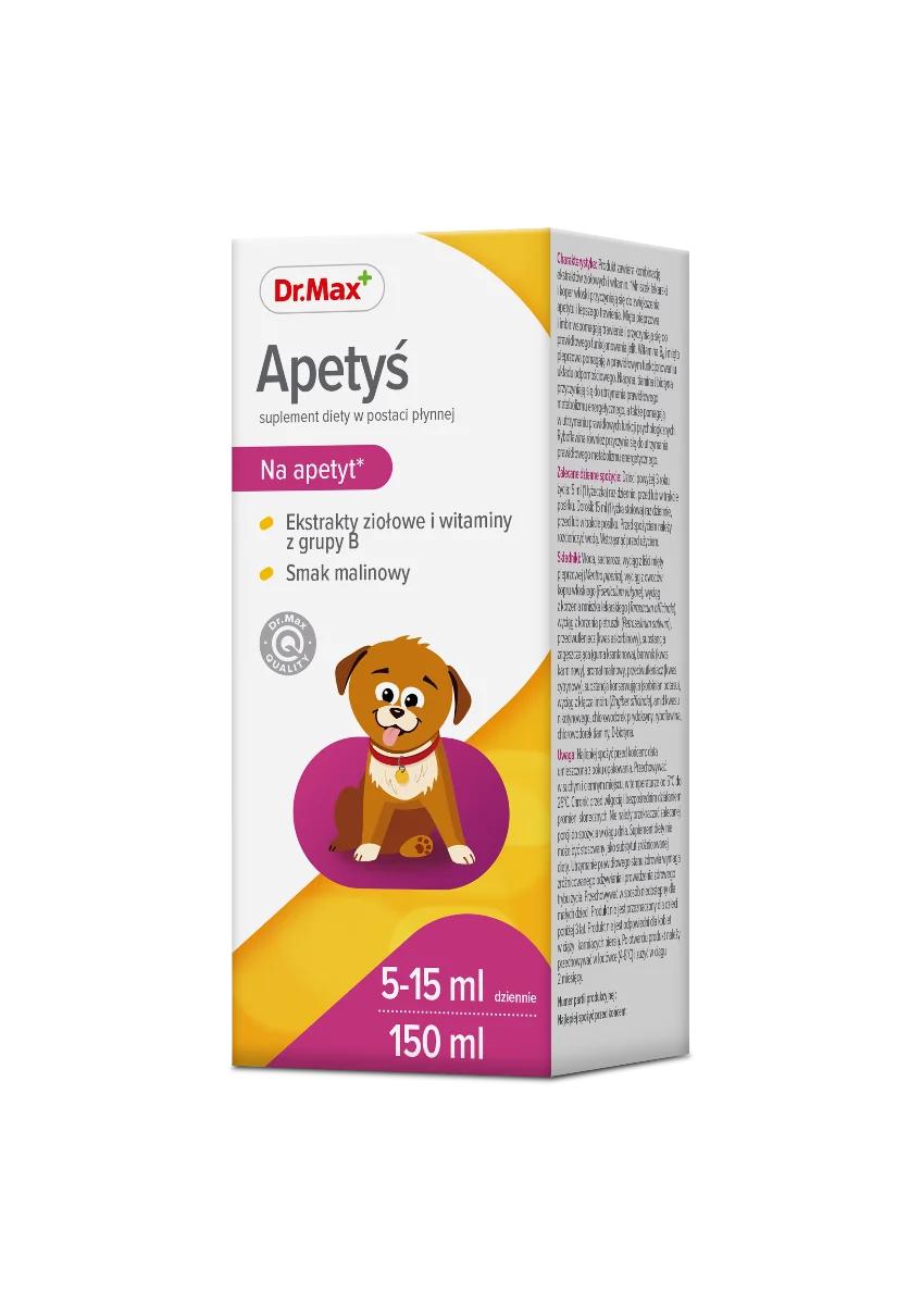 Apetyś Dr. Max 150 ml. Data ważności 31-03-2025