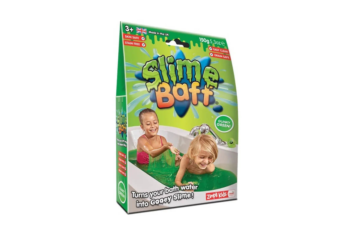 Zimpli Kids Slime Baff zestaw do robienia glutów, zielony, 150 g