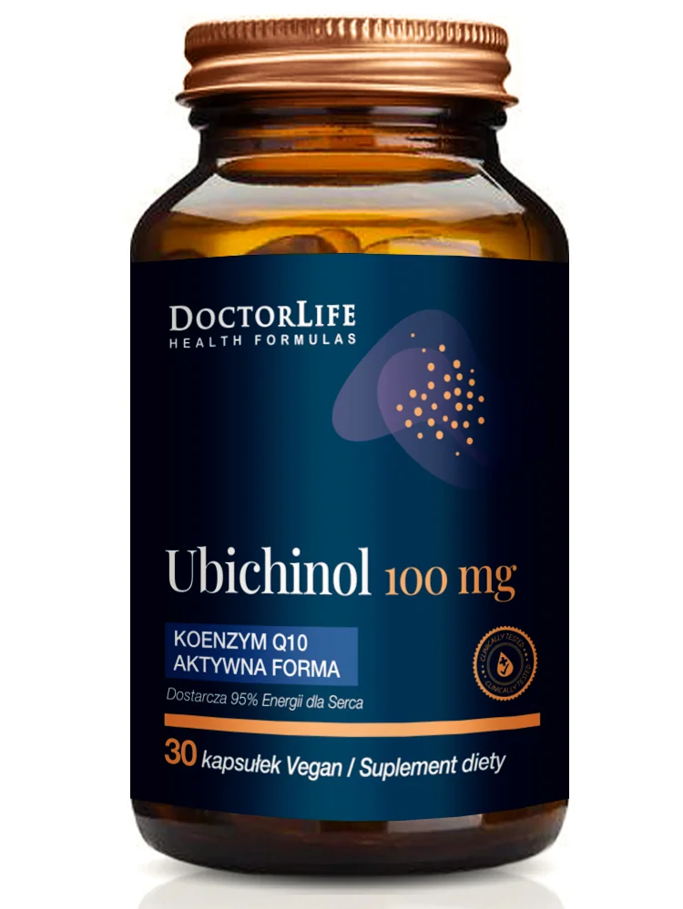 Doctor Life, Ubichinol 100 mg Koenzym Q10 aktywny, 30 kapsułek