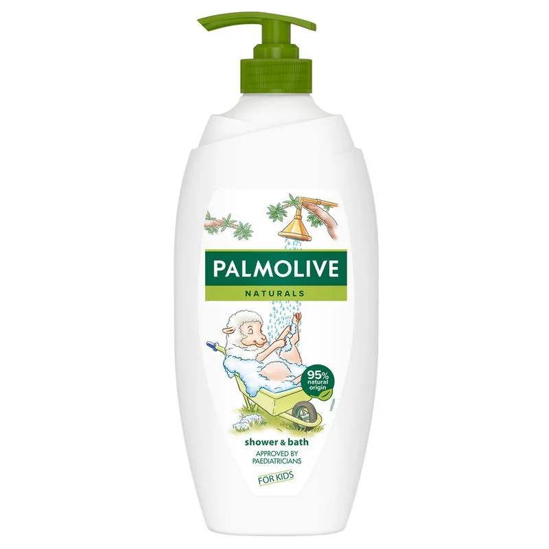 Palmolive Naturals Kids, żel i płyn do kąpieli dla dzieci, 750 ml