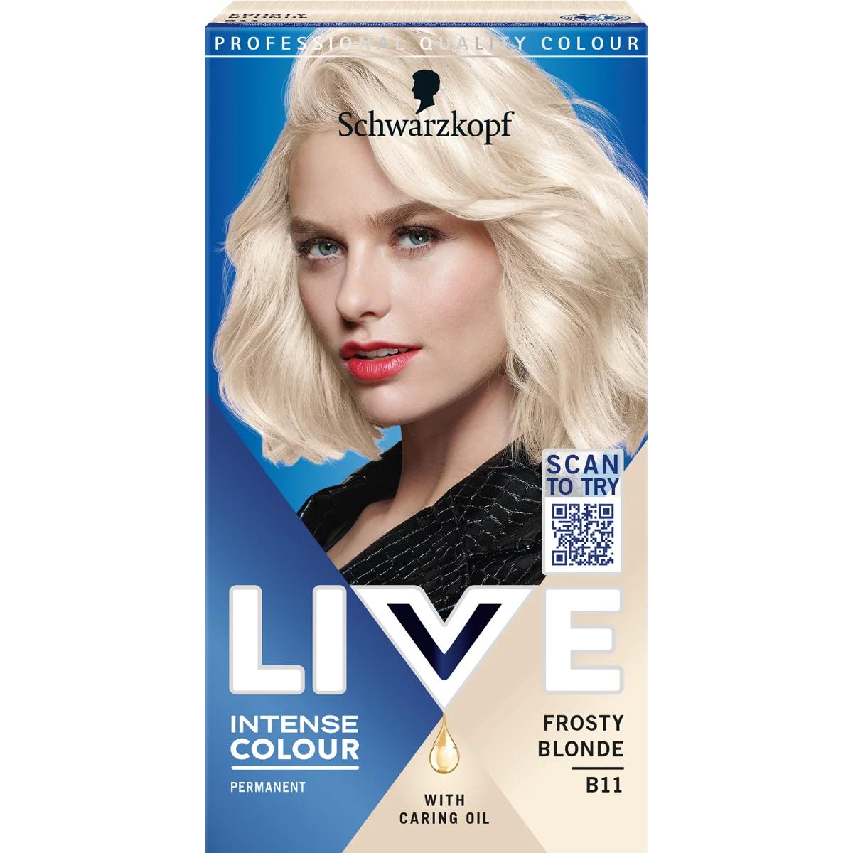 Schwarzkopf Live Intense Colour farba do włosów B11 Frosty Blonde, 1 szt.