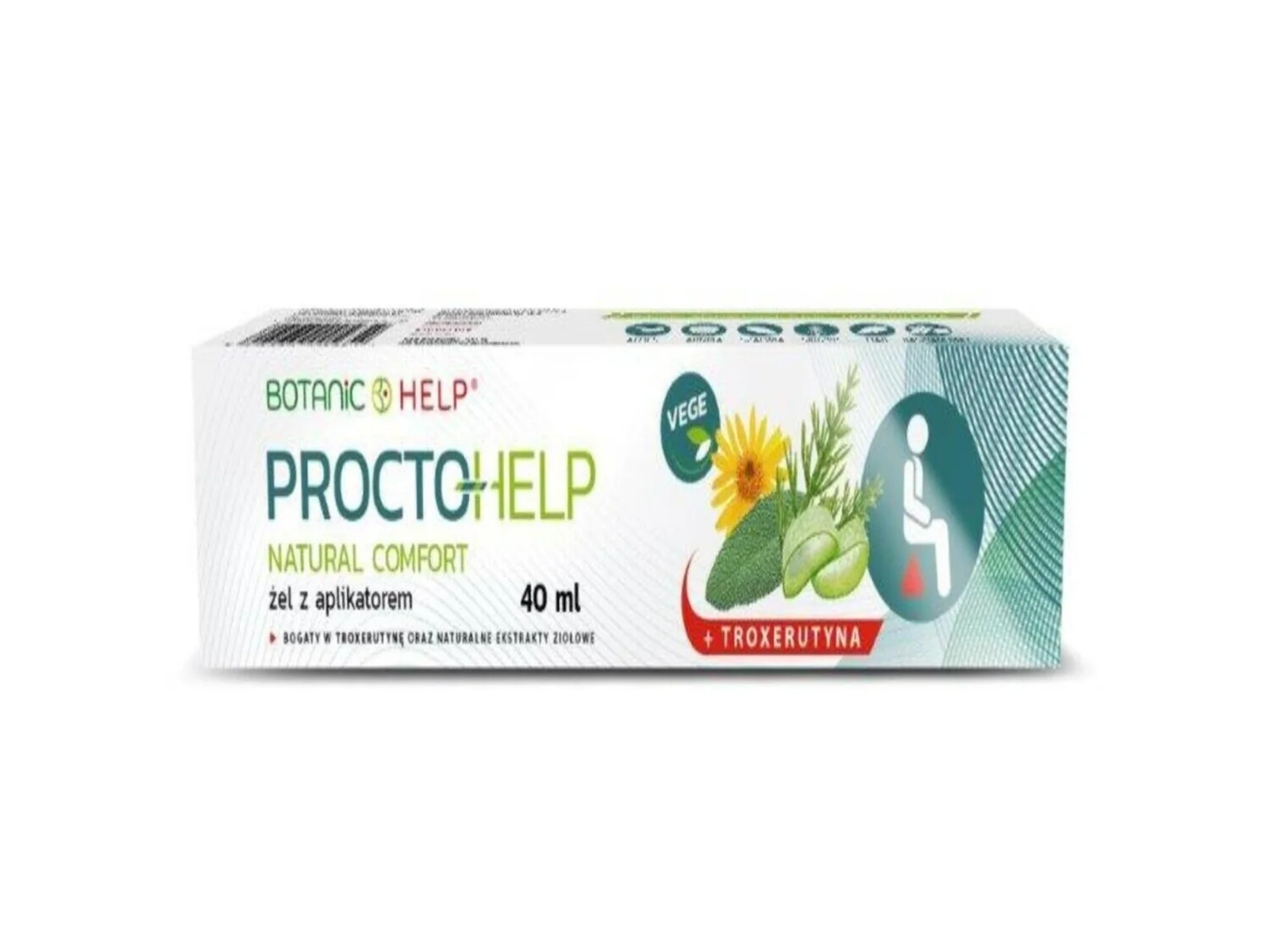 Biotanic HELP ProctoHelp Natural Comfort żel z aplikatorem, 40 ml 