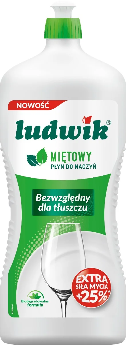 Ludwik Płyn do naczyń Miętowy, 1350 g