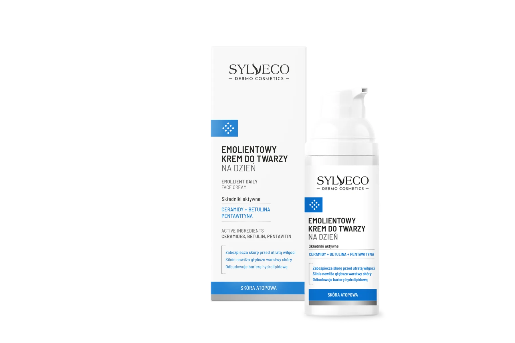 Sylveco Dermo, emolientowy krem do twarzy, 50 ml