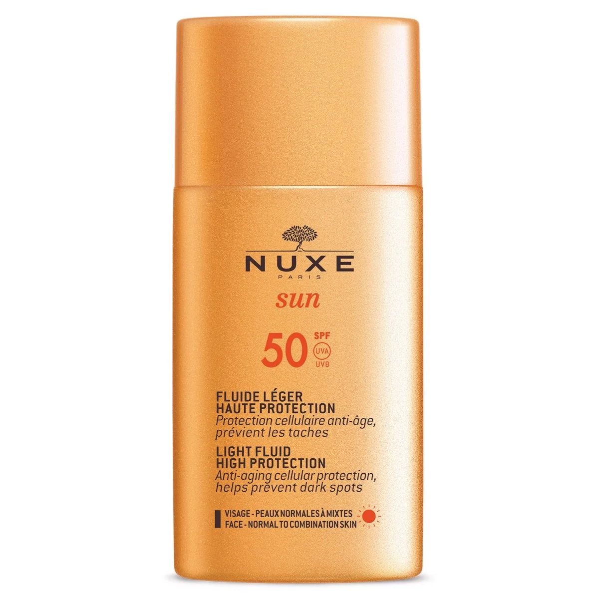 Nuxe Sun Krem ochronny do twarzy SPF50, 50 ml