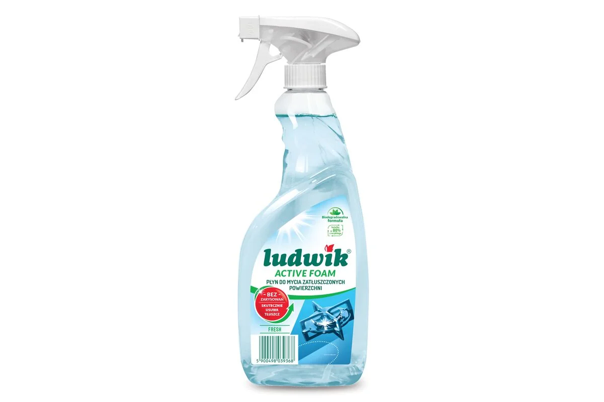 Ludwik Active Foam Płyn do mycia zatłuszczonych powierzchni Fresh, 600 ml