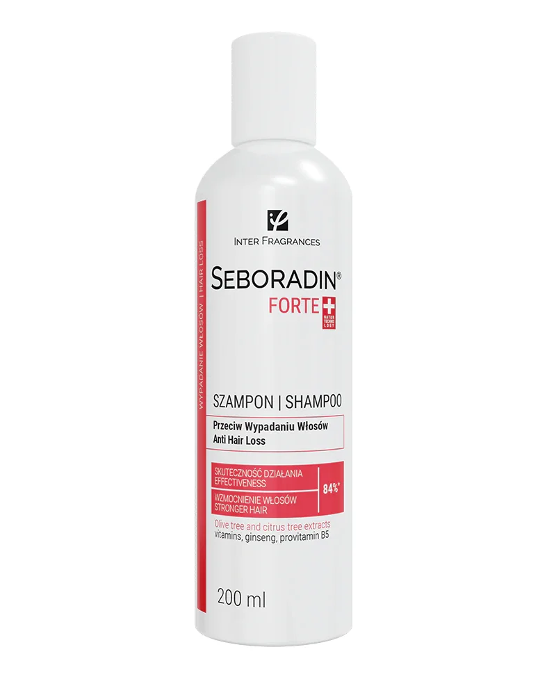 Seboradin Forte, szampon przeciw wypadaniu włosów, 200 ml